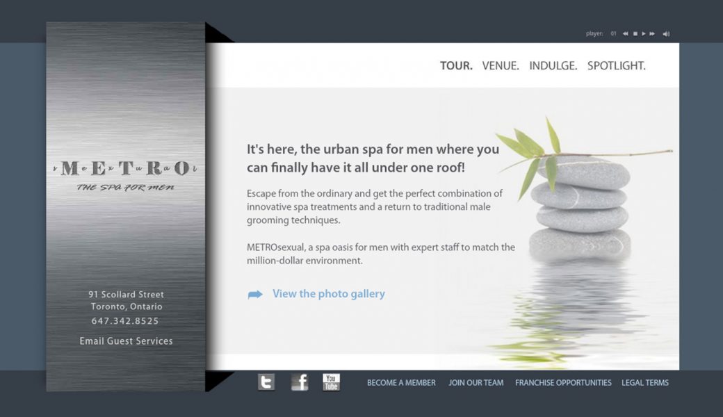 METROSEXUAL: Spa For Men