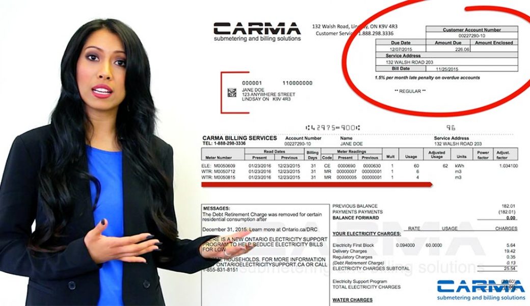 CARMA UNDERSTANDING YOUR BILL